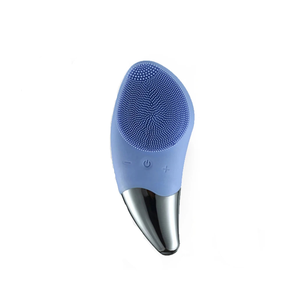 2-in-1 Ultrasonic Facial Waterproof Cleansing Brush & Massager