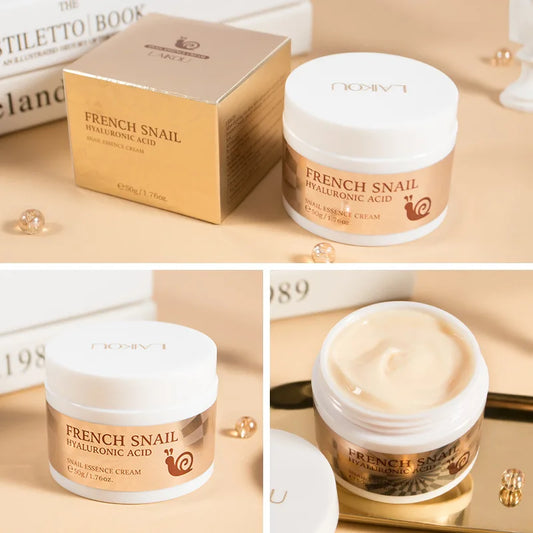 French Snail Face Cream with Hyaluronic Acid