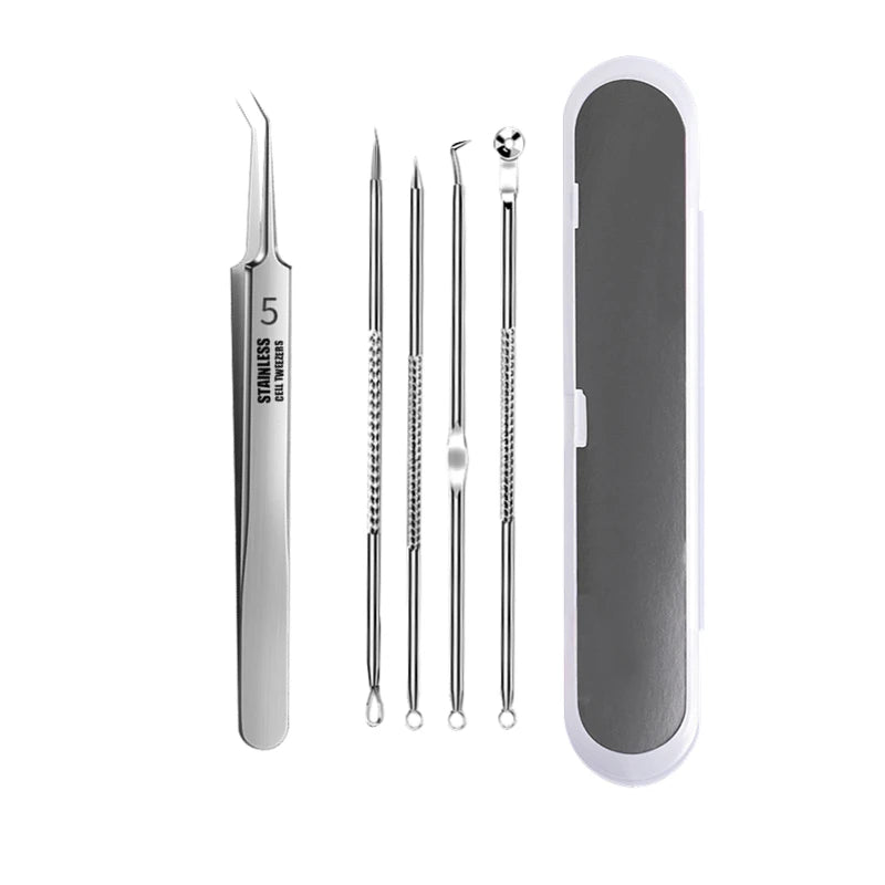Stainless Steel Acne & Blackhead Removal Tool Kit