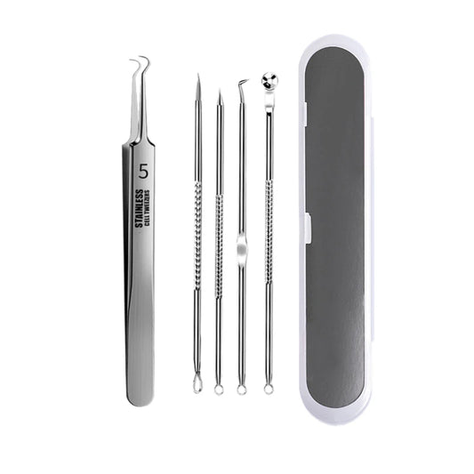 Stainless Steel Acne & Blackhead Removal Tool Kit