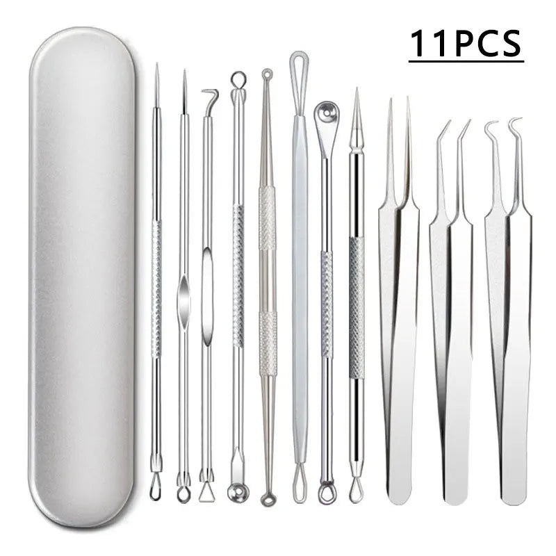 Stainless Steel Acne & Blackhead Removal Tool Kit