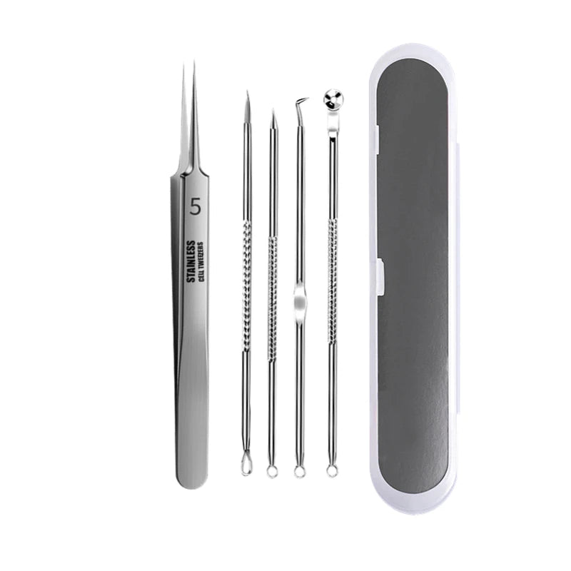 Stainless Steel Acne & Blackhead Removal Tool Kit