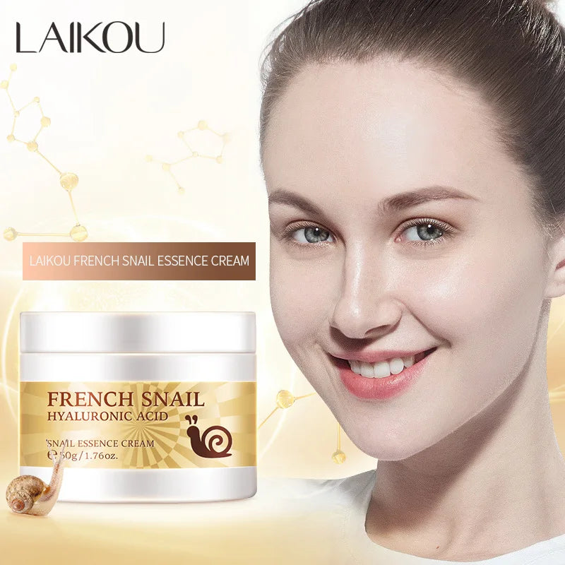 French Snail Face Cream with Hyaluronic Acid