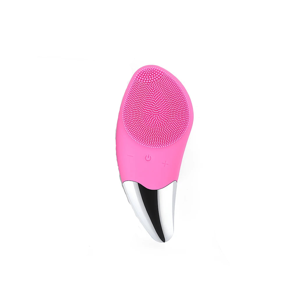 2-in-1 Ultrasonic Facial Waterproof Cleansing Brush & Massager